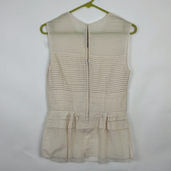12th STREET BY CYNTHIA VINCENT sleeveless blouse layering in cream 4 - Picture 2 of 11